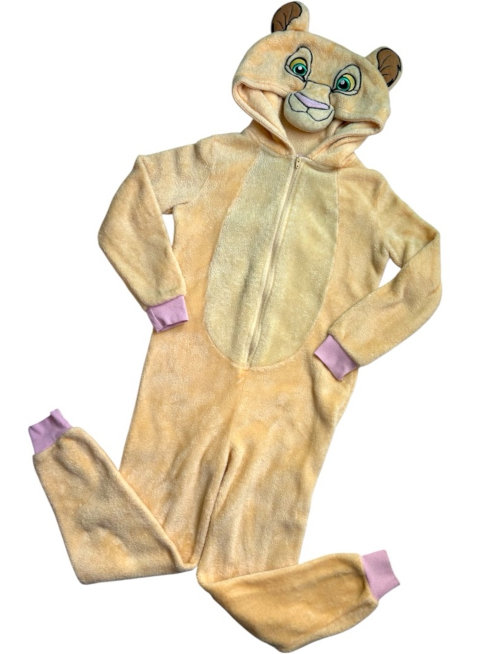 Disney The Lion King Nala Plush Romper - Yellow with Pink Cuffs